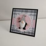 Krtka świąteczna Boże Narodzenie różowa skrzat - Krtka świąteczna Boże Narodzenie różowa skrzat