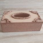 Pojemnik na chusteczki - HANDMADE pojemnik do przechowywania chusteczek
