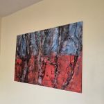 Kompozycja pt.Red woods - 