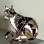 Kot witrażowy - kot4