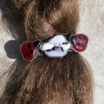 Mroczne biedrony - szklane kaboszony