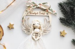 Świąteczna zawieszka aniołek Boże Narodzenie