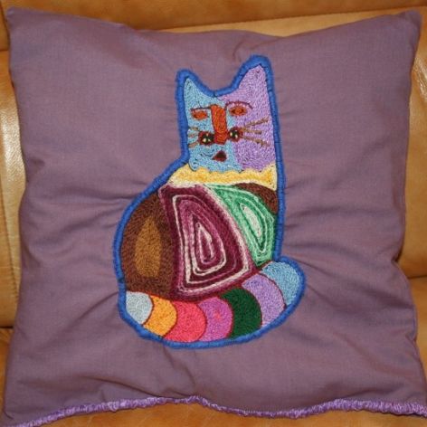 Dekoracyjna poduszka Kot 