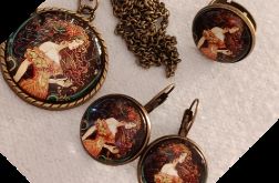 Kwiaty we włosach - zestaw biżuterii