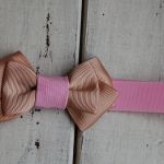 Opaska niemowlęca "Beż & róż" - 