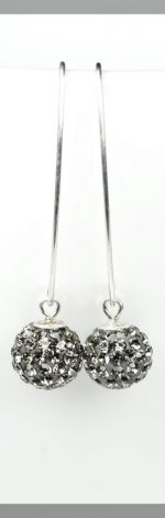 Srebro Swarovski kolczyki