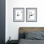 Autorska grafika z ramą - nr 86 - wnętrze