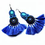 Chaber kolczyki sutaszowe - 