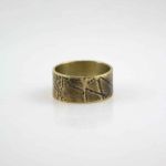 Pajęczyna - mosiężna obrączka rozm. 23 (2410-03) - prosty pierścionek