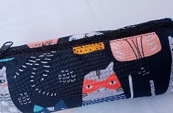 Piórnik szkolny, saszetka, etui, koty, kotki