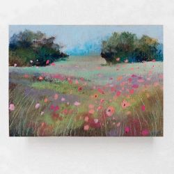 Wiosenna łąka-praca pastelami Wiosenna łąka-praca pastelami