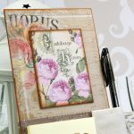 Notes na lodówkę -różany ogród - 