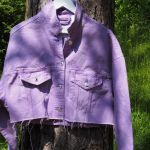 Ręcznie malowana kurtka tropikalny wzór TUKAN - prezent na dzień kobiet