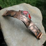 Smocze serce - smocza czaszka bransoleta