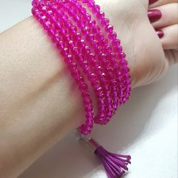 Bransoletka Sznurek Hot Pink Color 24.1