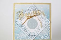 Kartka BOŻE NARODZENIE z bombką