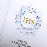 Zaproszenie komunijne skromne ręcznie robione - Zaproszenie komunijne handmade