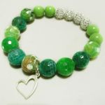 Zielona z Agatami. - 