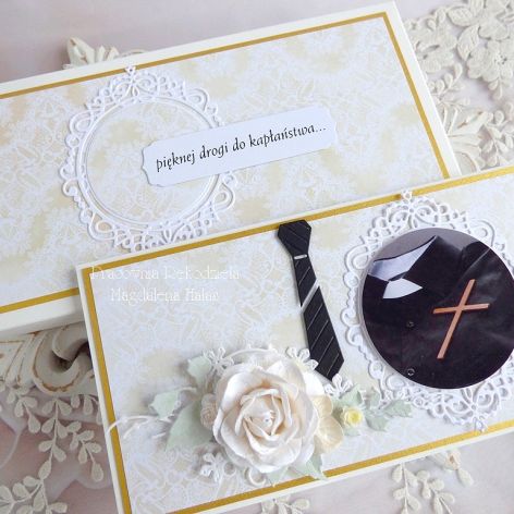 Kartka w pudełku z okazji Obłóczyn232