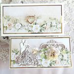 Ślubna kartka w pudełku 1068 - 