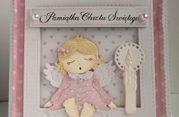 Kartka z aniołkiem - Chrzest św.