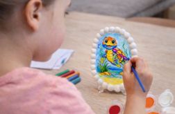 Zestaw kreatywny dla dzieci do malowania gipsu "Mieszkańcy Podwodnego Świata” – zestaw DIY