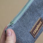 Ciemnoszara filcowa kosmetyczka mini I - 