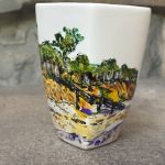 Porcelanowy kubek ręcznie malowany Nad Bałtykiem  - 
