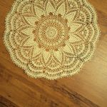 serwetka szydełkowa , bieżnik, kremowy, - serwetka na szydełku