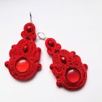 Red Circle kolczyki sutasz - 