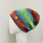 Czapka przejściowa cienka beanie smerf bawełna 42 - czapka bawełniana