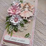 Kartka urodzinowa z wróżką dla dziewczynki - detale