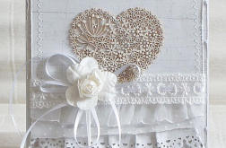 Koronkowe serce w ozdobnym pudełku#1