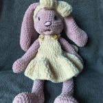 Lili i Pafnucy – ręcznie robione króliczki przytulanki 38 cm | zestaw - Lili