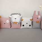 Poduszka dekoracyjna chmurka, jasny róż - 