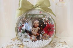 Bombka ze zdjęciem Boże Narodzenie 3 GOTOWA