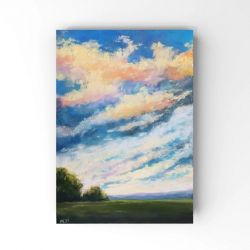 Pejzaż 50-praca formatu 24/18 cm 