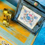 Szafka na klucze z mandalą, orientalna, do przedpokoju, prezent - 