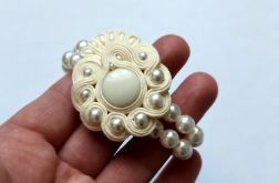 Bransoletka sutasz Kremowa wanilowa