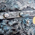 Blackrock /2/ obraz abstrakcyjny do salonu okrągły obraz dekoracja na ścianę - 
