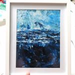 Prezent na urodziny abstrakcyjny obraz Sztorm - Passe partout