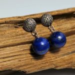 Kolczyki - srebro, lapis lazuli - Lapis Lazuli