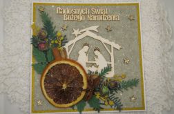 Kartka na Boże Narodzenie w pudełku 01 - pachnąca