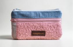 Niebiesko-różowy portfelik