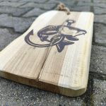 drewniana deska kuchenna ryba - lite drewno deska kuchenna do krojenia IfGift