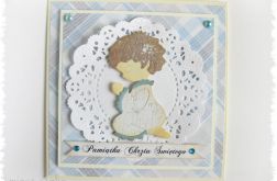 Kartka na Chrzest dla chłopca