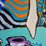 Obraz do salonu pasiaste myśli - 