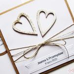 Kartka NA ŚLUB z sercami #1 - Kartka na ślub z sercami