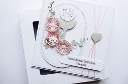 Elegancka kartka na Komunię ręcznie robiona