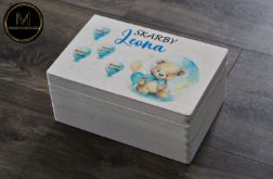 Kuferek Wspomnień - Metryczka - Roczek - Miś